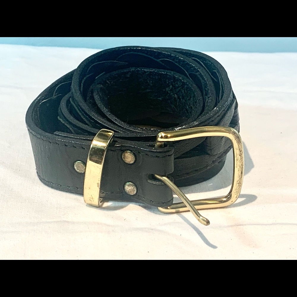 Leather handmade belt sm/med